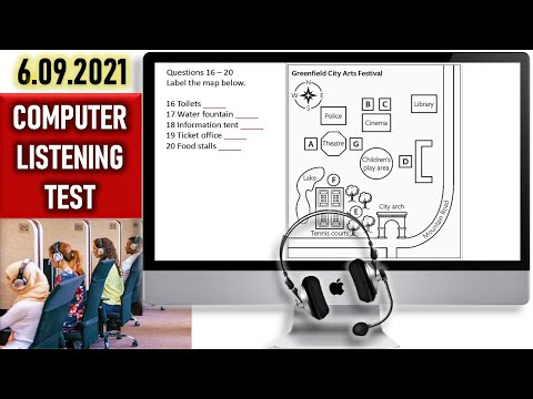 آزمون واقعی آیلتس Listening 2021 با پاسخ | 6.09.2021 | کامپیوتر تحویل داده شده ©