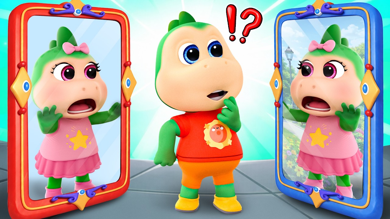 😱¡SPIKE! ¡Ayúdame a salir de aquí!😲¡SPARKLE en el mundo del espejo!🔥Cuentos para Niños de Fire Spike