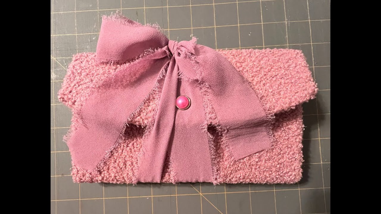 Pink ephemera holder