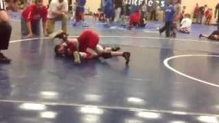 Joshua Stacked and Pinned at Buckey Trail