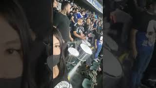 Comandos Azules 3143 y Blue Rain desde la tribuna MILLONARIOS VS Jaguares