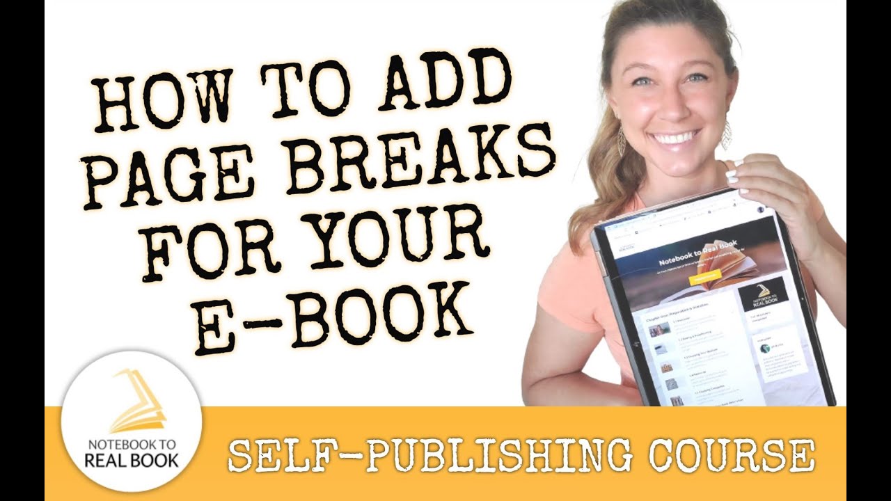 How to Add Page Breaks for Your E book in Word