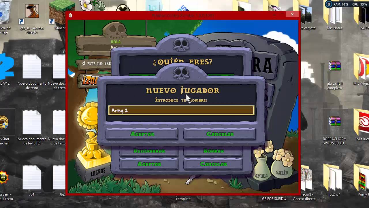 Plantas Vs Zombies Hack Todo Desbloquiado Gardin Sen Y Cada Mision 