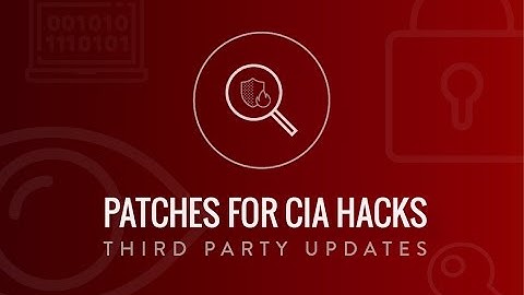 April 2017 3rd Party Patching Updates