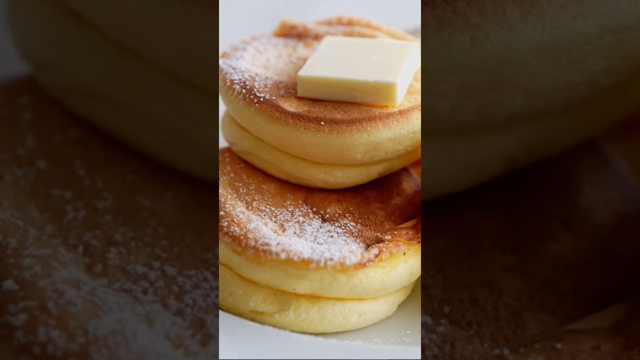 ふわふわパンケーキの作り方【豆乳使用】