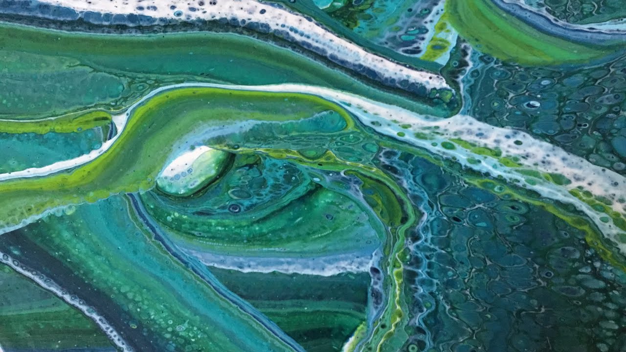 (135) Playing With Wood Acrylic Pouring YouTube