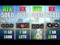 RTX 5060 Ti vs RX 7600 vs RTX 4060 Ti vs RX 6600 XT | Test in 7 Games