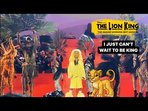 I Just Cant Wait To Be King Performed By North West Lion King Hollywood Bowl