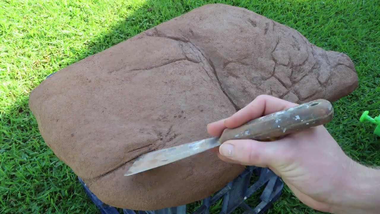 Fake Rock From Foam (cosmetic change and paint) 