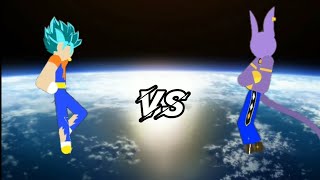 Stickman Warriors Fight - Lord Beerus vs Vegito Super Saiyan Blue screenshot 2