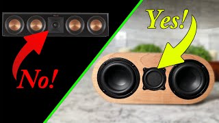 Fixing The Problem with Most Center Channel Speakers  The Rule Breaker