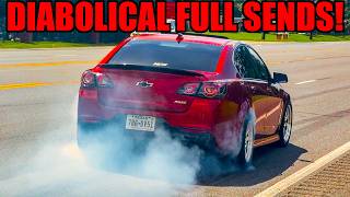 INSANE MODIFIED CARS GET WILD LEAVING MY CAR MEET! (Burnouts, Full Sends, CLOSE CALLS, + MORE!)
