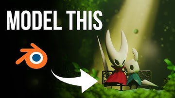 Hollow Knight | Blender Modelling and Render Process | Speed Up 16x