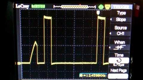 Lecroy WaveAce 224 #001 - flawed slope trigger