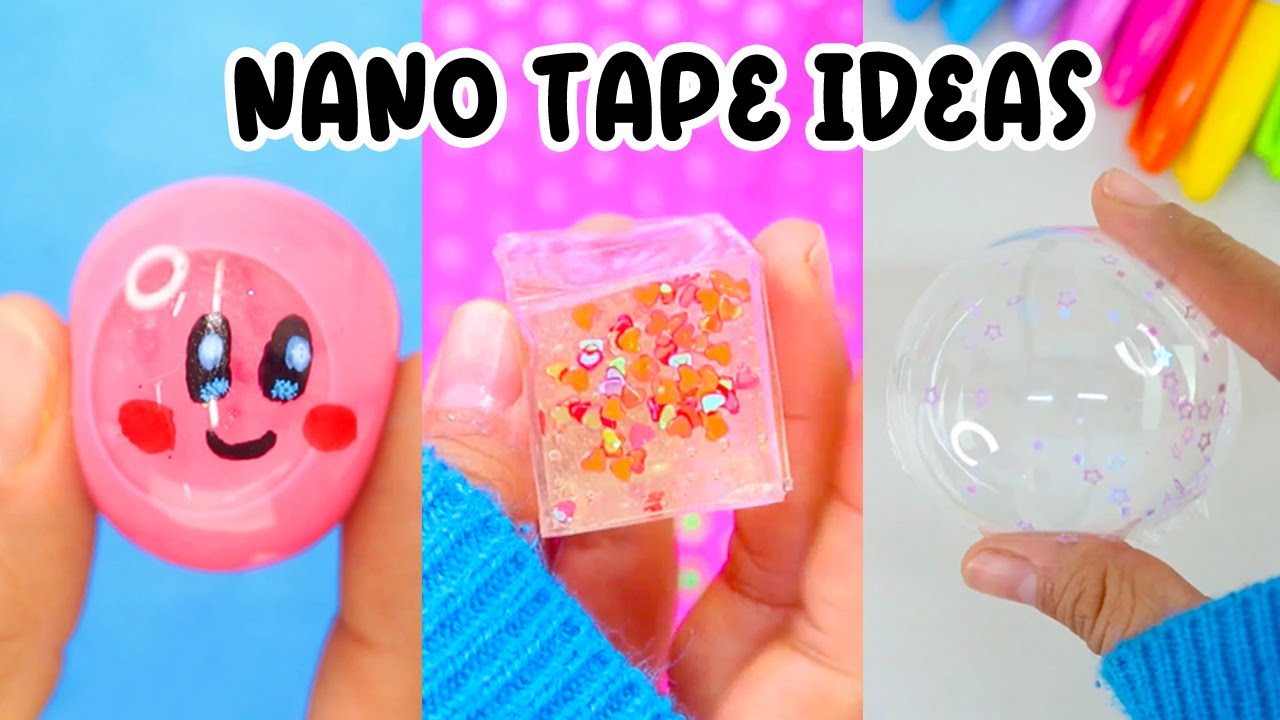 Simple DIY Nano Tape Craft for Kids, craft