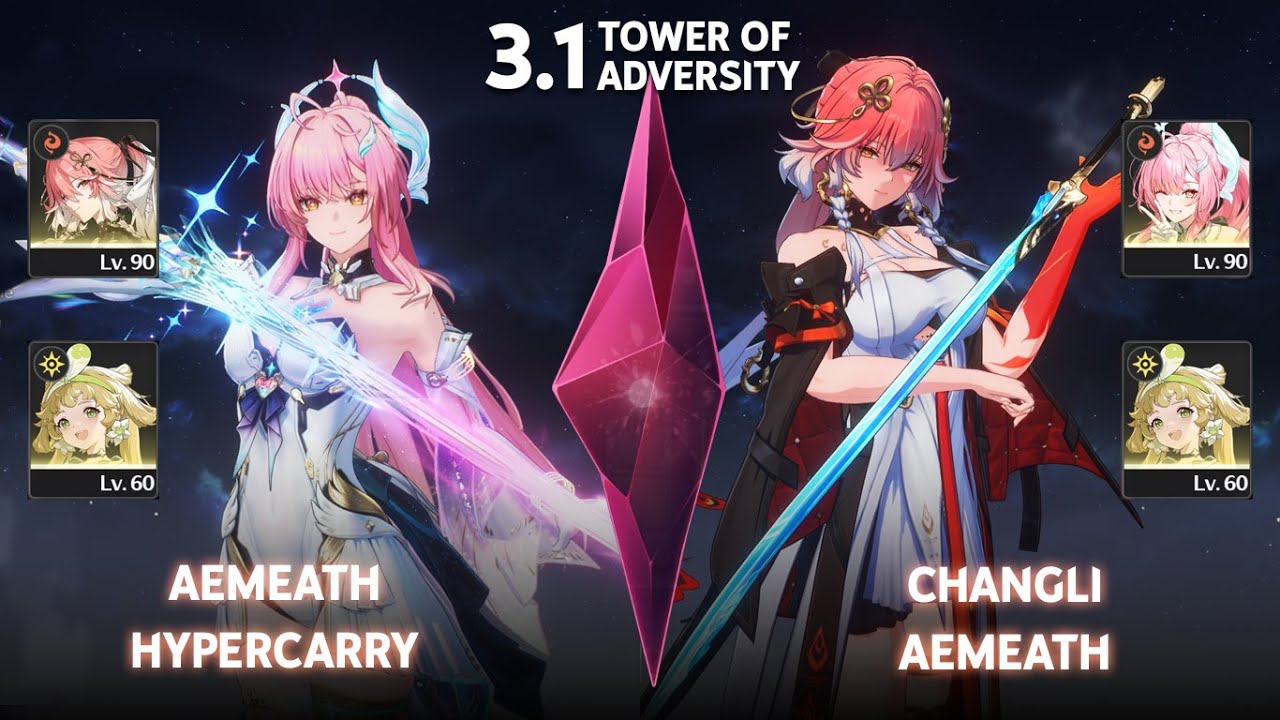 S0 AEMEATH Hypercarry! Aemeath and Changli Team Showcase | Tower of Adversity | Wuthering Waves 3.1