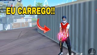 CARREGANDO OS ALEATÓRIO NO CONTRA SQUAD, FICARAM BRAVOS KKKK #freefire