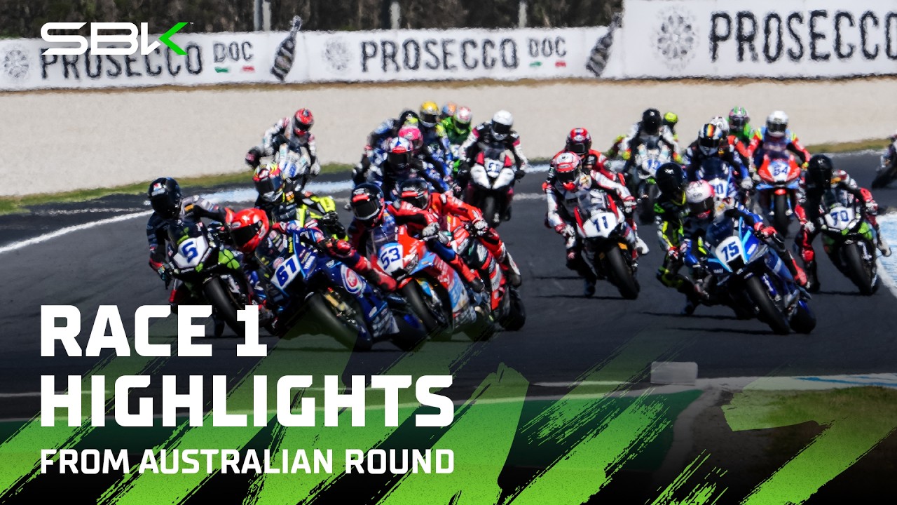 Основные моменты первой гонки #WorldSSP в этом году 💥 | 2026 #AustralianWorldSBK 🇦🇺