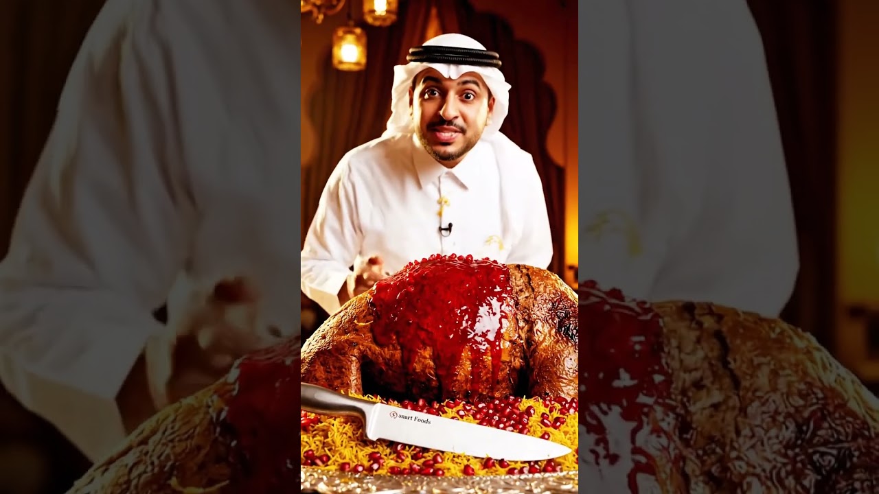 Lebanese Pomegranate Glaze Camel Roast with Ruby Seed Rice | Smart Foods