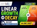 Linear Growth and Decay | Real-Life Examples + NCERT Exercise 2.4 | Class 9 | class 10  Maths