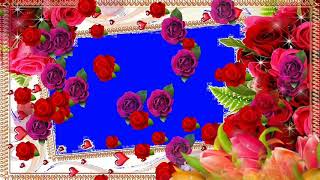 Natural Flower Blue New video 2020/wedding green screen effects HD Video 70 screenshot 5