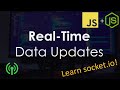 Realtime data updates using socketio  javascript and nodejs tutorial