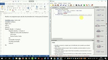 PSeInt - Promedio Notas