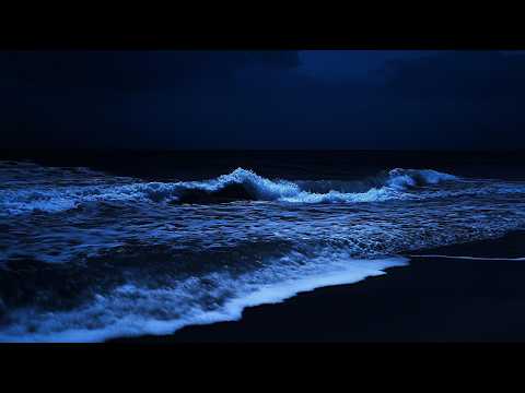 Deep Sleeping Ocean Sounds | Night Ocean Waves for Deep Sleep and Calm