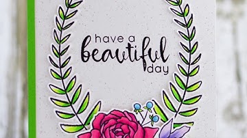 Altenew Stamps Intro - Floral Frame