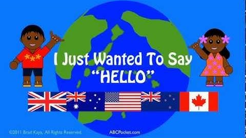 I Just Wanted to Say HELLO