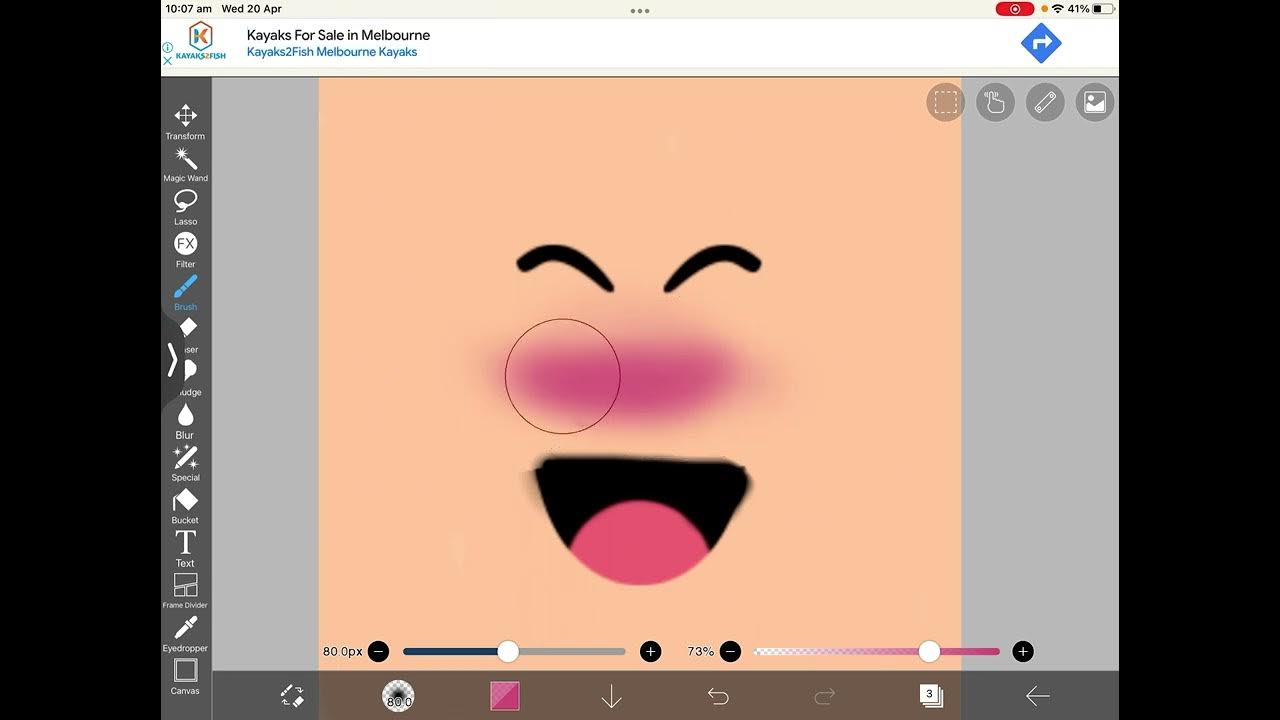 Make a roblox face by Xmoonlightt