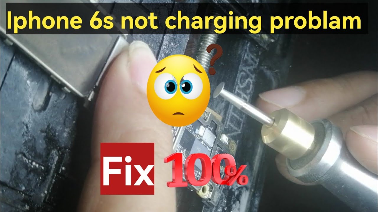 iphone 6s not charging 🤔🤔/ how to fix not charging 🧐🧐 YouTube