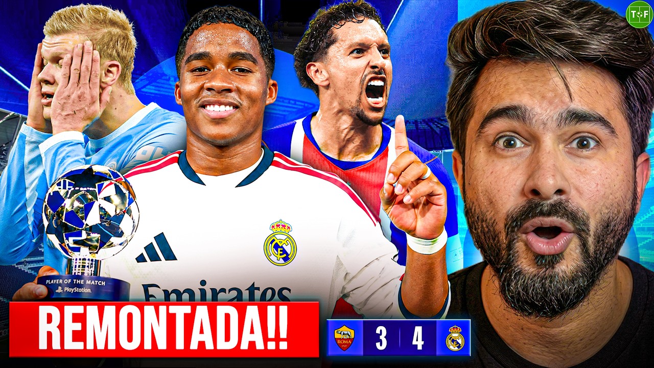 Madrid WILD 4-3 Comeback Win vs Roma! PSG Tactically Outclassed Man City 4-2! #MDB