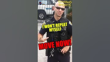 Cop Does The Walk Of Shame After Man Destroys Him