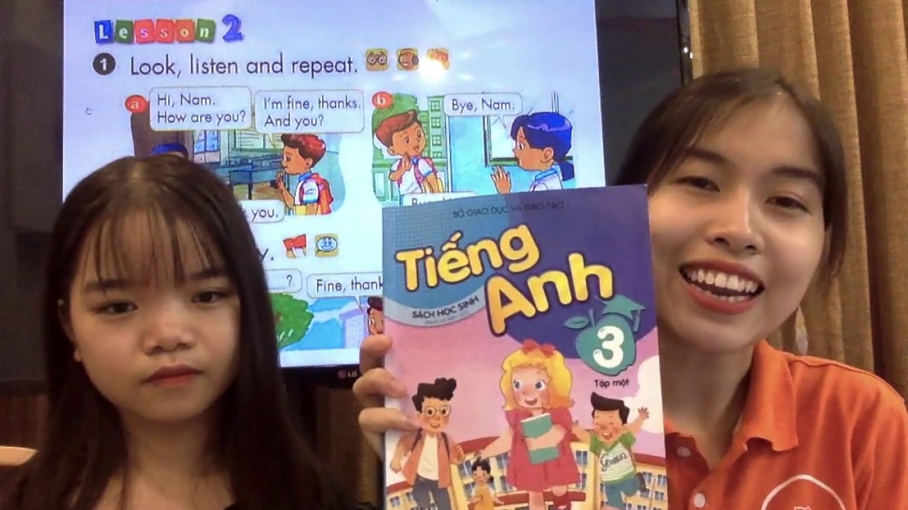 Học tiếng anh ở huế | Học tiếng Anh lớp 3 – Unit 1. Hello – Lesson 2 – THAKI