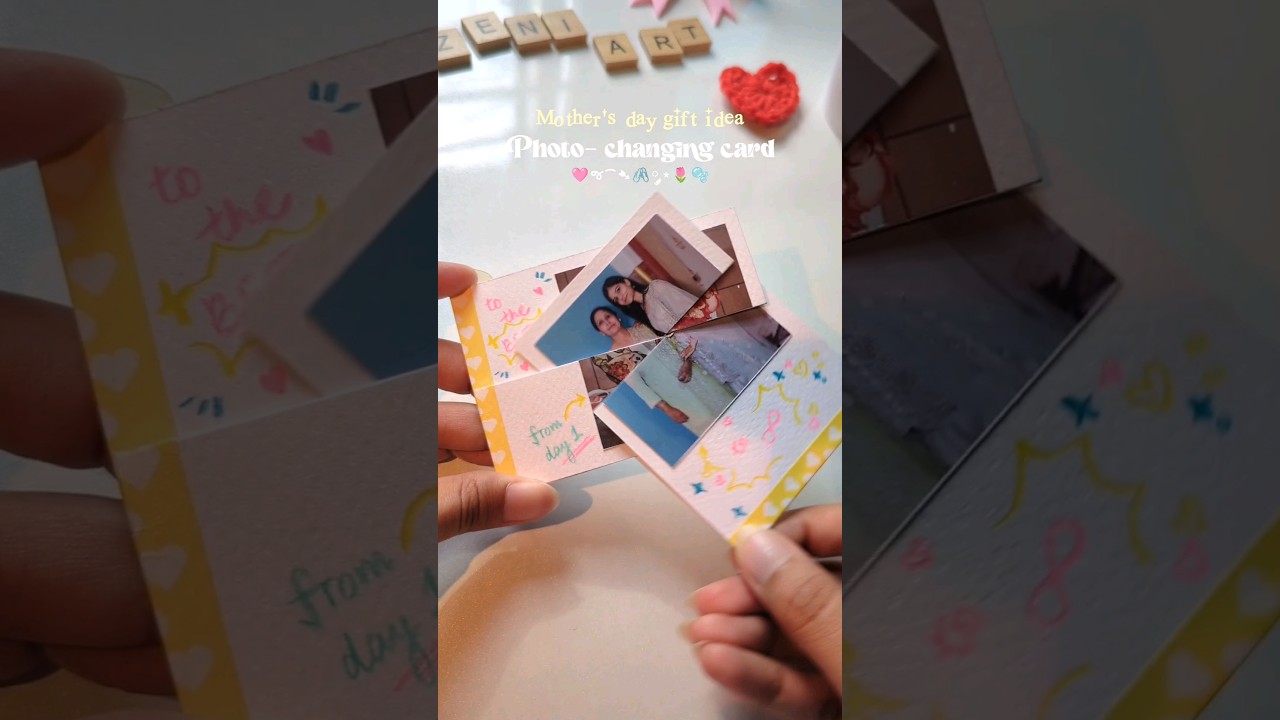 🤩Photo-changing card idea for Mother's day 💞✨ 