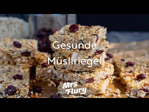 Gesunde Müesli Riegel selber machen / Energieriegel