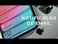 Como ligar as notificações de e-mail recebidos no iPhone