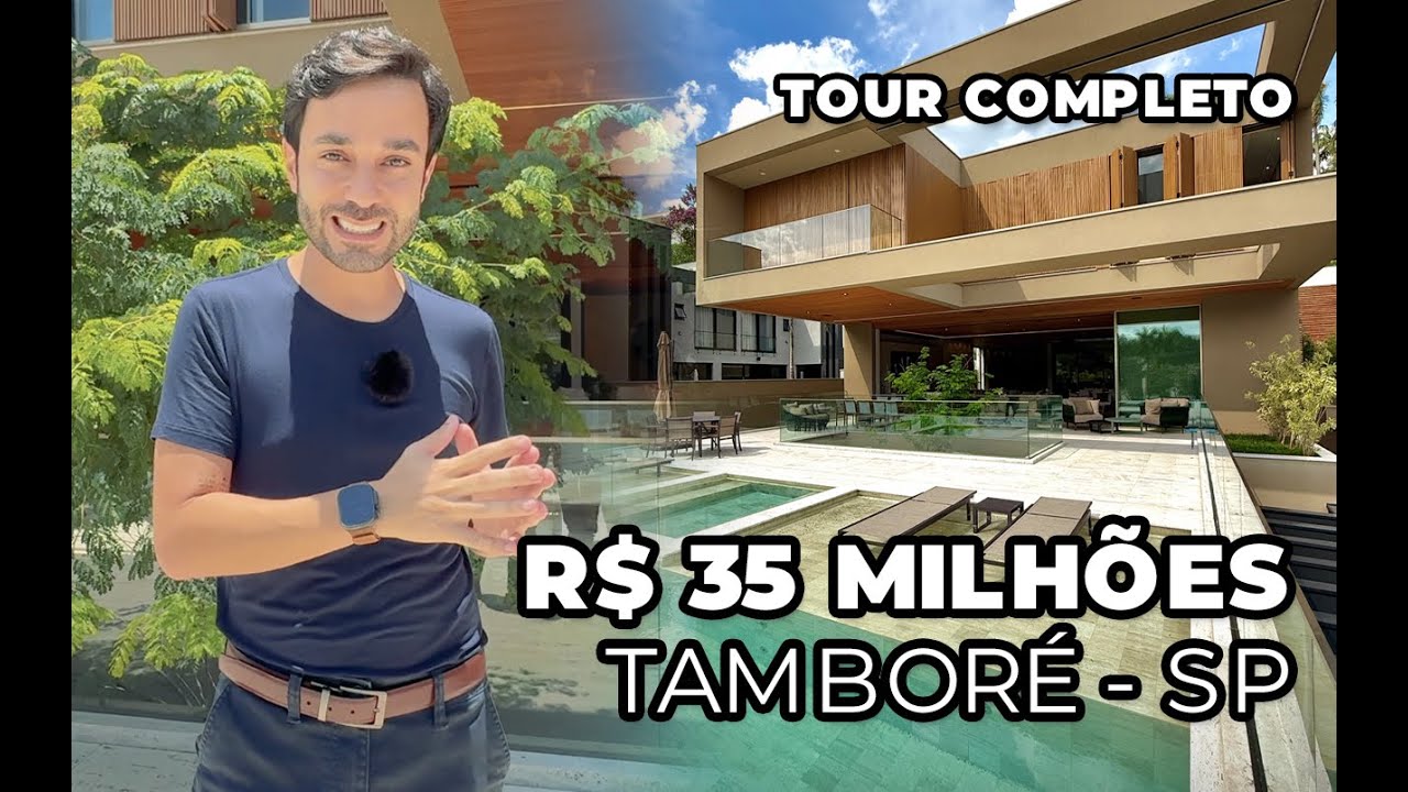 VOCÊ COMPRARIA ESSA MANSÃO DE R$ 35 MILHÕES EM ALPHAVILLE - SP?
