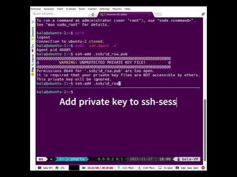 #shorts Automate entering passphrase for a protected private key