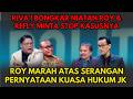 Semakin Ambyar! Tak Bisa Ngelak Lagi Rencana Busuk Minta Kasusnya Distop Roy & Refly Dibongkar Rivai