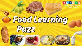 Fun Breakfast Foods Learning Puzzle Game for Kids | Learn Foods with Exciting Challenges #funriddles screenshot 1