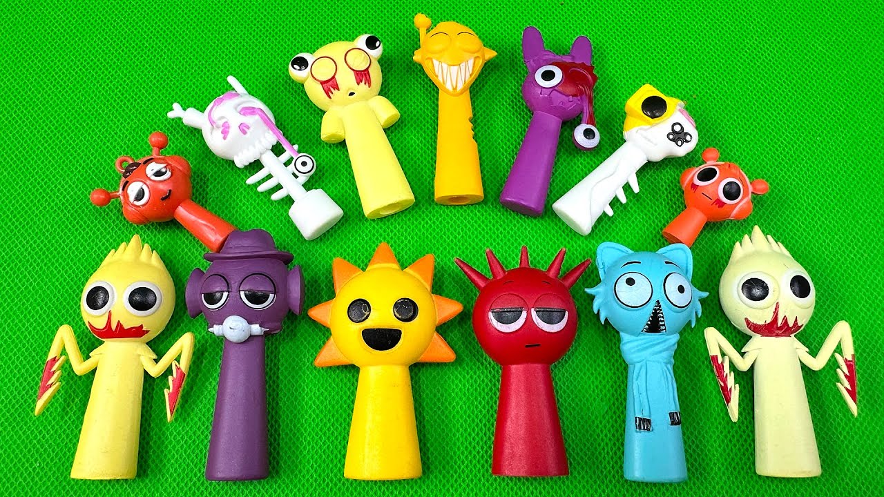 Fun! 🎉Incredibox Sprunki: Catching Raddy,Pinki,Mr.Bot,Garnold,Simon ...