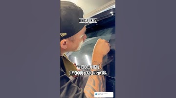 HOW TO: WINDOW TINT HANDCUT & INSTALL | GMC YUKON #dynamicAWT #windowtint #ceramictint