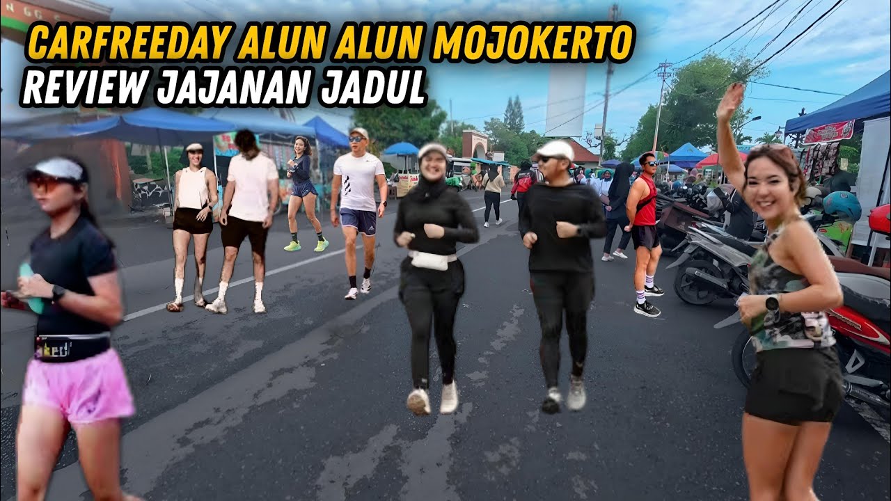 NIATNYA OLAHRAGA MALAH KALAP! 🤤 BERBURU JAJANAN JADUL DI CFD ALUN ALUN MOJOKERTO 