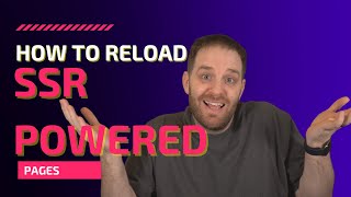 Handle new data when using SSR WITHOUT refreshing the page.