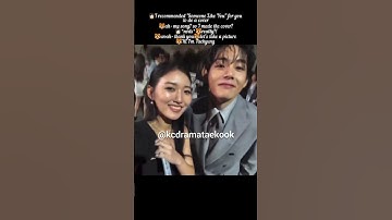 V with an army girl who followed BTS for last 11 yrs💜❤️ #taehyung #kimtaehyung #ytshorts #viralshort