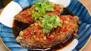 香煎酱油鱼的做法酱香入味肉嫩多汁好吃又下饭‼Fried fish with soy saucesauce is fragrant, tender and juicy, delicious