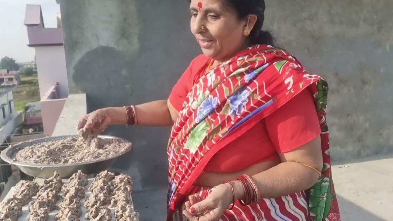 गहत की दाल की बड़ी #receipe #haldwani #pahadi #Uttrakhand #trending #family 