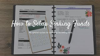 How To Set Up Sinking Funds #sinkingfunds